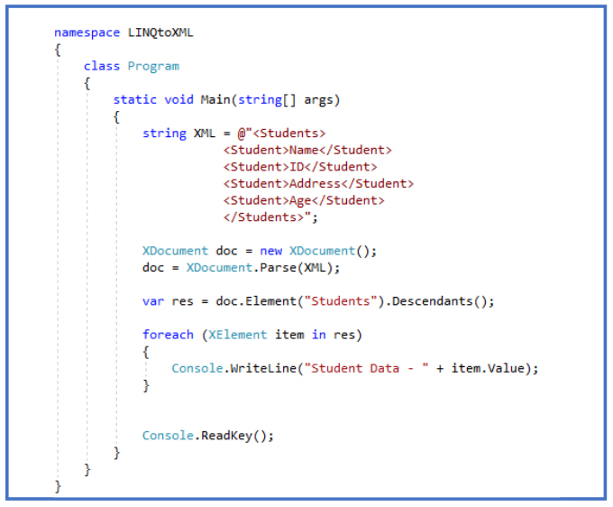 LINQ TO XML 1