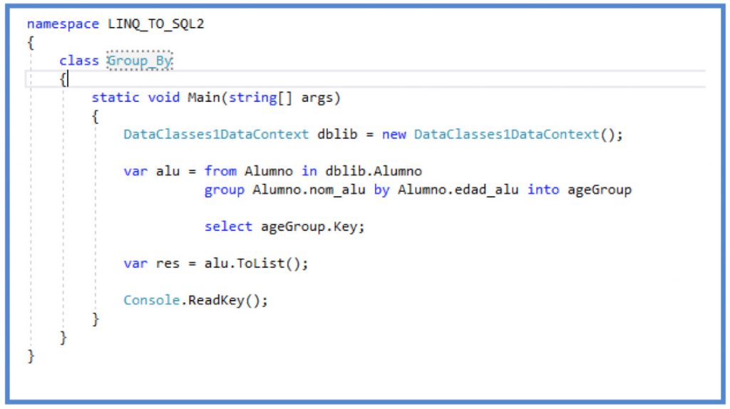 LINQ TO SQL 22